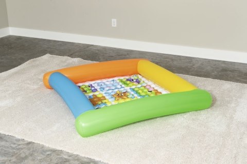 BESTWAY 52240 MATA EDUKACYJNA DLA NIEMOWLĄT, PLAC ZABAW, BRODZIK 132 x 132 x 23cm