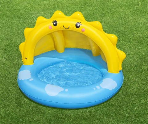 Bestway 52637 Basenik dmuchany z daszkiem i pompowanym dnem Słoneczko 1.01m x 97cm x 71cm