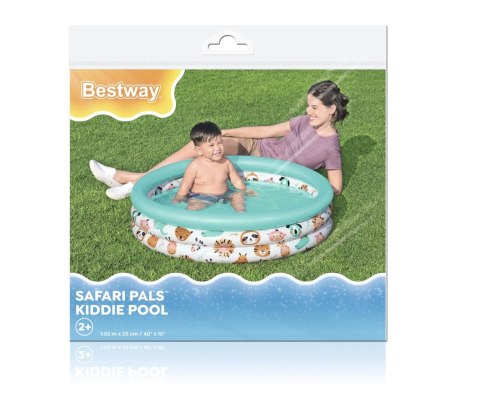 Bestway 51008 Basenik dmuchany Zwierzątka z safari 102cm x 25cm