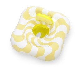 Bestway 32298 Siedzisko do nauki pływania Kwadrat Swim Safer Comfort Plush Zółte fale 76cm x 76cm