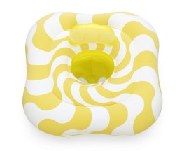 Bestway 32298 Siedzisko do nauki pływania Kwadrat Swim Safer Comfort Plush Zółte fale 76cm x 76cm