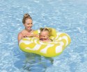 Bestway 32298 Siedzisko do nauki pływania Kwadrat Swim Safer Comfort Plush Zółte fale 76cm x 76cm