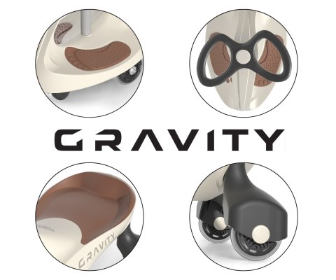 Milly Mally Jeździk Grawitacyjny Gravity Beige Brown