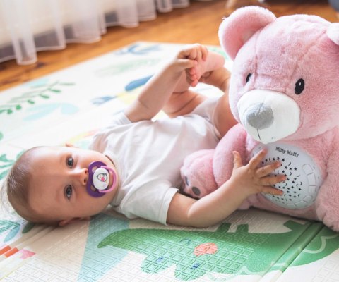 Milly Mally Zabawka pluszowa z Projektorem Milly Bear Pink