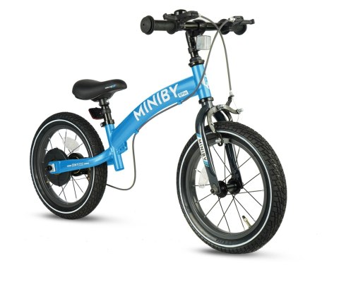 Qplay Rowerek Dziecięcy - Rowerek Biegowy Miniby 14 cali Blue