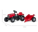 Rolly Toys 012305 Traktor Rolly-Kid Massey Ferguson z przyczepą