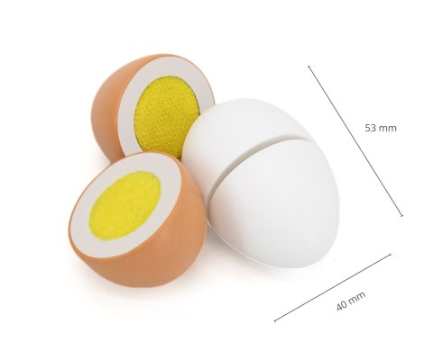 Viga 44752 Drewniany zestaw do krojenia 6 jajek w wytłoczce