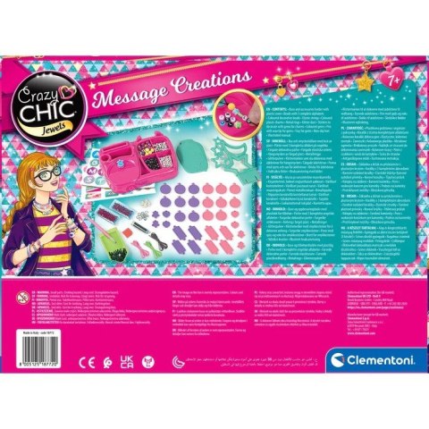 Clementoni Crazy chic Literkowa biżuteria 18772