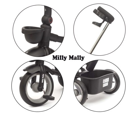 Milly Mally Rowerek Trójkołowy Twinkle Grey