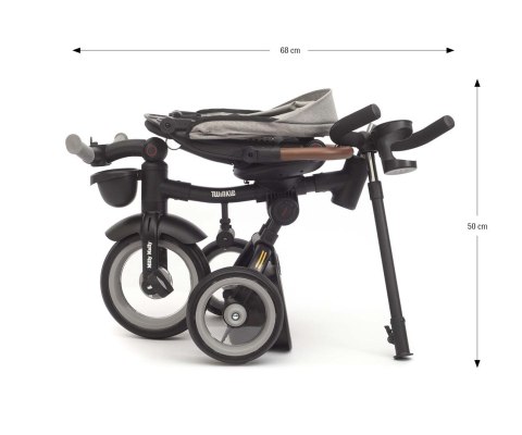 Milly Mally Rowerek Trójkołowy Twinkle Grey