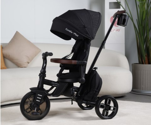 Qplay Rowerek Trójkołowy Comfo Max Black