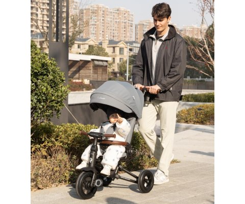 Qplay Rowerek Trójkołowy Nova Deluxe Grey