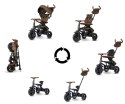 Qplay Rowerek Trójkołowy Rito Deluxe Rubber Brown
