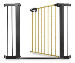 Milly Mally Bramka zabezpieczająca Barierka na schody z rozszerzeniami Guardy 104 Black Natural