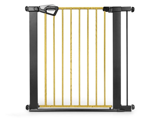 Milly Mally Bramka zabezpieczająca Barierka na schody z rozszerzeniami Guardy 104 Black Natural