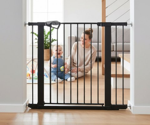 Milly Mally Bramka zabezpieczająca Barierka na schody z rozszerzeniami Guardy 104 Black