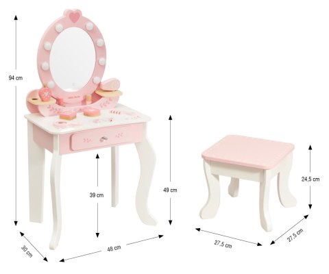 Milly Mally Toaletka Elly Pink