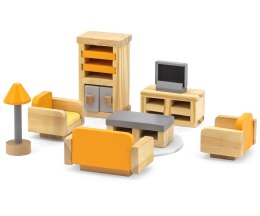 Viga 44037 PolarB Zestaw mebelków - pokój dzienny z telewizorem