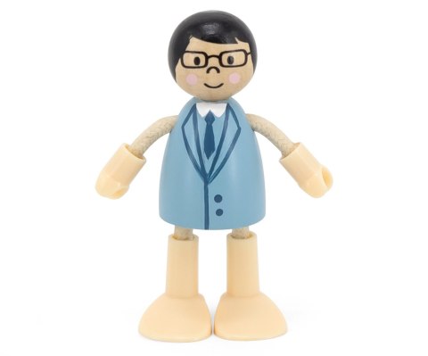 Viga 44061 PolarB Zestaw drewnianych laleczek - rodzina