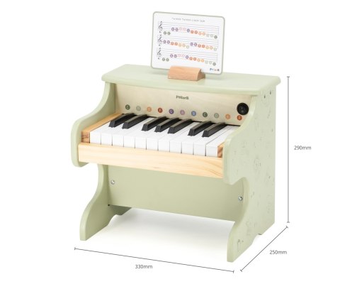Viga 44274 PolarB Drewniane pianino dla dzieci