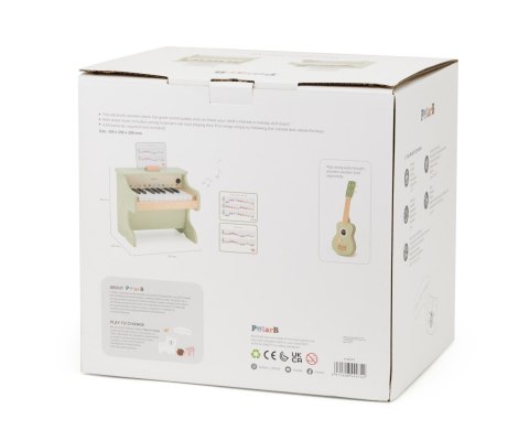 Viga 44274 PolarB Drewniane pianino dla dzieci