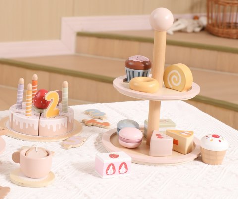 Viga 44284 PolarB Słodka Patera - Drewniane Makaroniki i Torciki