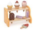 Viga 44293 PolarB Drewniany zestaw lodów - mała lodziarnia