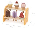 Viga 44293 PolarB Drewniany zestaw lodów - mała lodziarnia