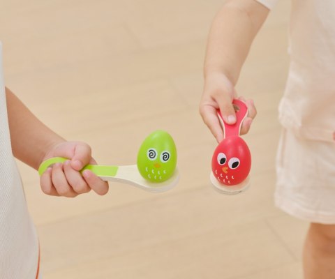 Viga 44788 Drewniana gra zręcznościowa - jajka na łyżkach