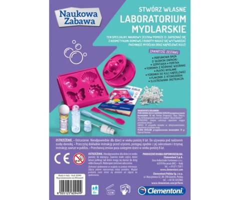 Clementoni 60949 Naukowa Zabawa Lab Laboratorium Mydlarskie