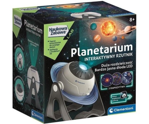 Clementoni Naukowa Zabawa Lab 50871 Planetarium Interaktywny Rzutnik