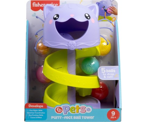 Fisher Price HTW92 Kocia Wieża z Piłeczkami
