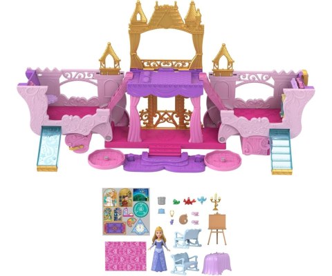 Mattel HWX17 Disney Princess Zestaw Karoca i Zamek 2w1