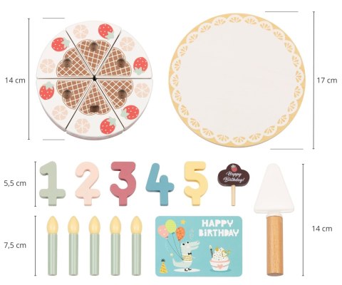 Tooky Toy TH544B Tort urodzinowy