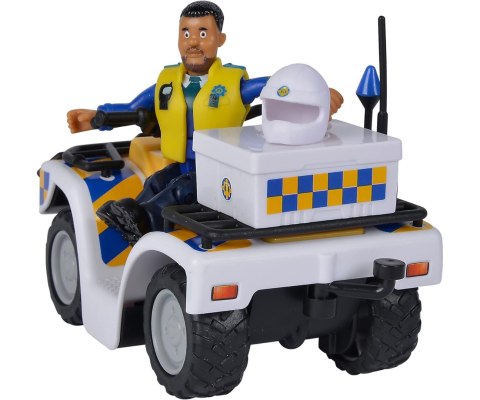 Smoby 8367 Strażak Sam Quad Policyjny z Figurką