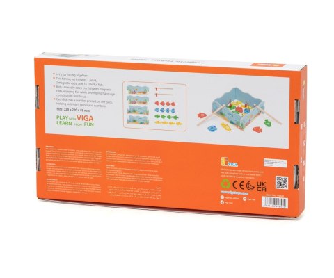 Viga 44843 Gra Magnetyczna Łowienie Rybek z Liczbami