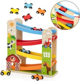 Viga 44844 Drewniana Zjeżdżalnia Samochodowa Farma