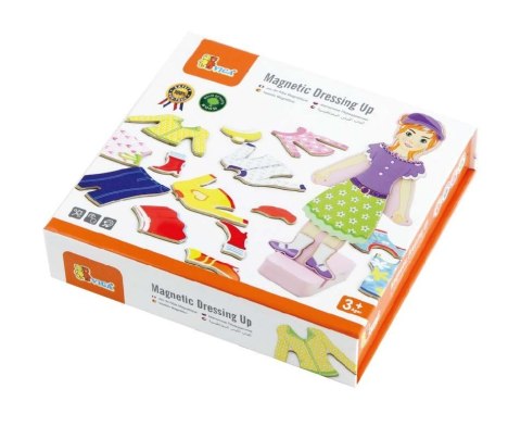 Viga 59652 Magnetyczna ubieranka - dziewczynka