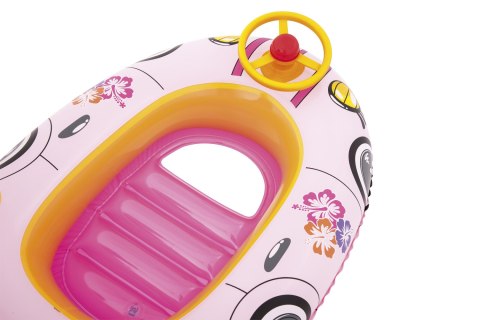 BESTWAY 34103 ŁÓDECZKA Z DASZKIEM MIX- AUTO RÓŻOWE