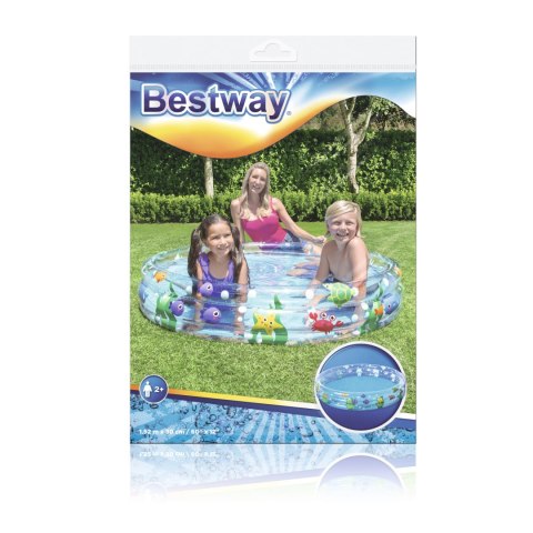 Bestway 51004 BASENIK DMUCHANY PRZEZROCZYSTY NURKOWANIE 152cm x 30cm