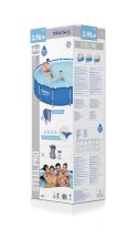Bestway 5612E BASEN STELAŻOWY STEEL PRO Z POMPĄ FILTRACYJNĄ 3.66m x 0.76m