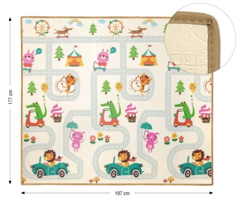 Mata piankowa składana Play Street T1