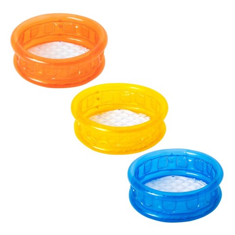 BESTWAY 51112 MINI BASENIK TRANSPARENTNY 64cm x 24cm ŻÓŁTY