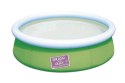 Bestway 57241 BASENIK ROZPOROWY Z DMUCHANYM PIERŚCIENIEM 152cm x 38cm ZIELONY