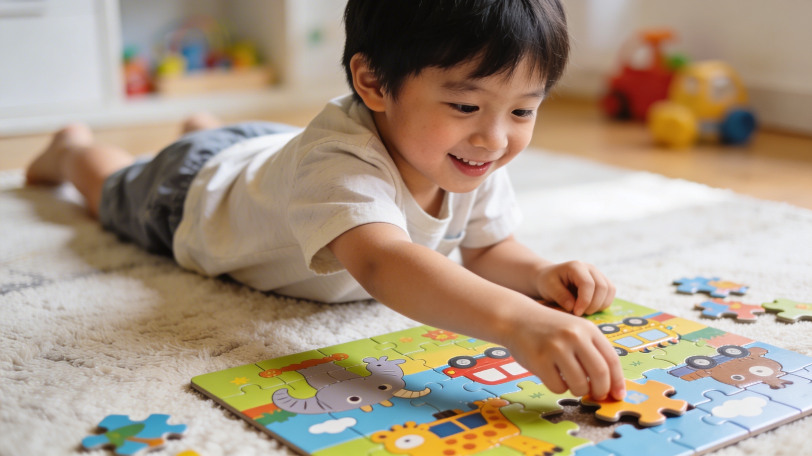 Co daje dziecku układanie puzzli?