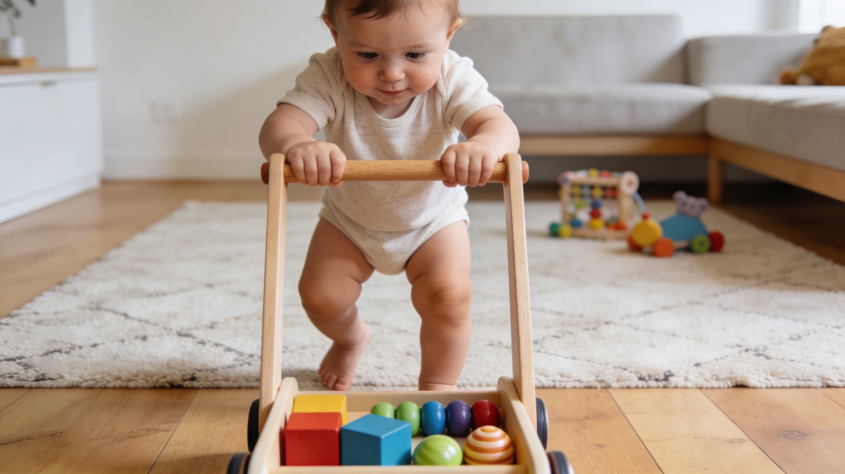 Kiedy dać dziecku pchacz?