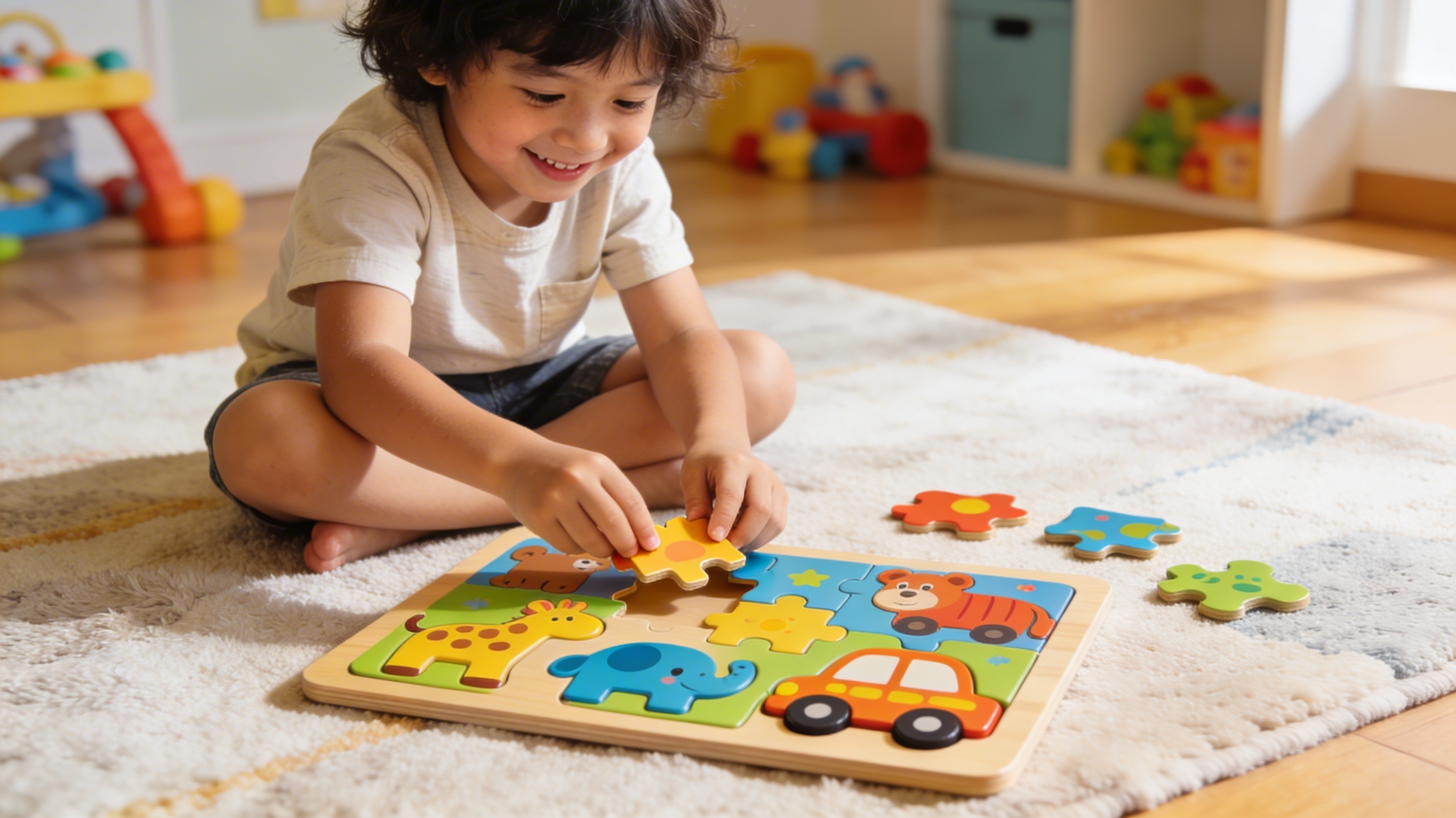 Ile elementów na puzzle dla 3-latka?